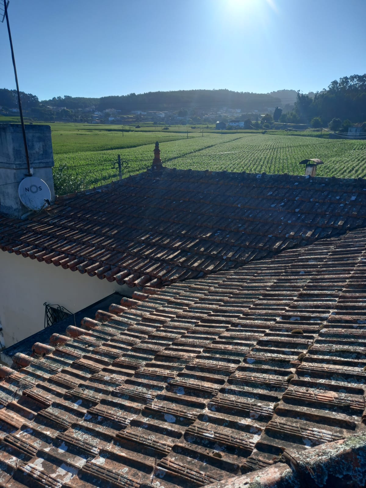 Telhado antes da lavagem 1